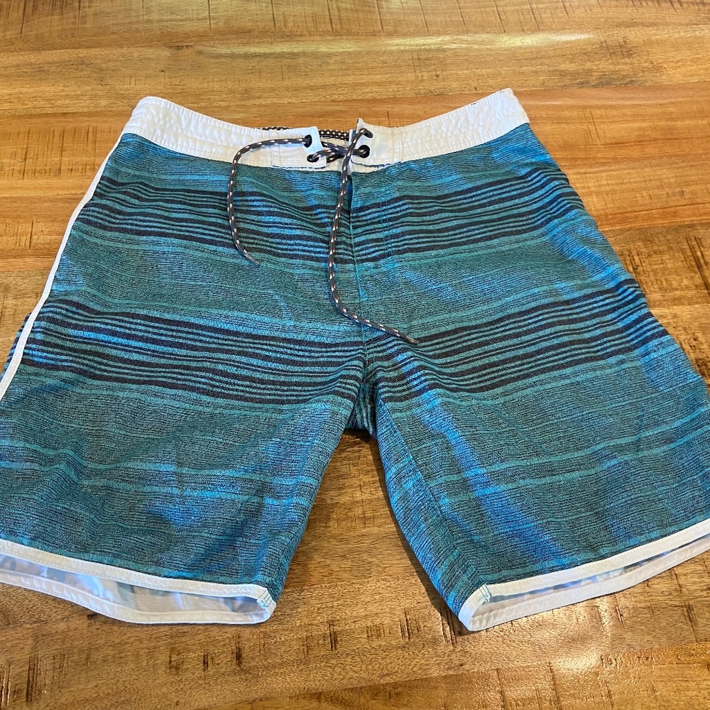 RipCurl SurfCraft Men's Boardshort - Blue Stripes